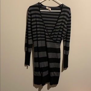 LOFT striped sweater dress